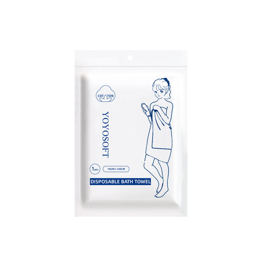 Disposable Bath Towels 丨Travel goods丨Camping Towel I Gym Towel I Barber Towel 20 Count, Individually Packed, Large Size 27.5 by 55 inches (27.5“x55”)